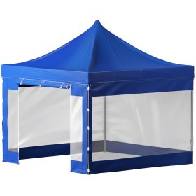 Pop Up Canopy Tent, 10 x 10 FT, Outdoor Patio Gazebo Tent with Removable Sidewalls and Wheeled Bag